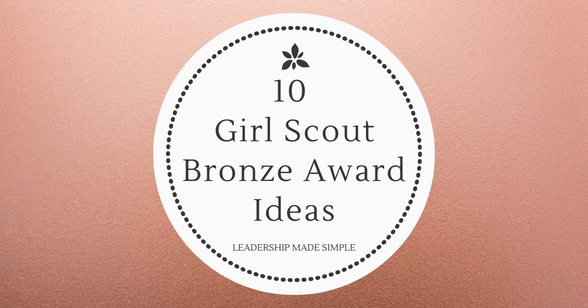 10 Girl Scout Bronze Award Ideas for Juniors