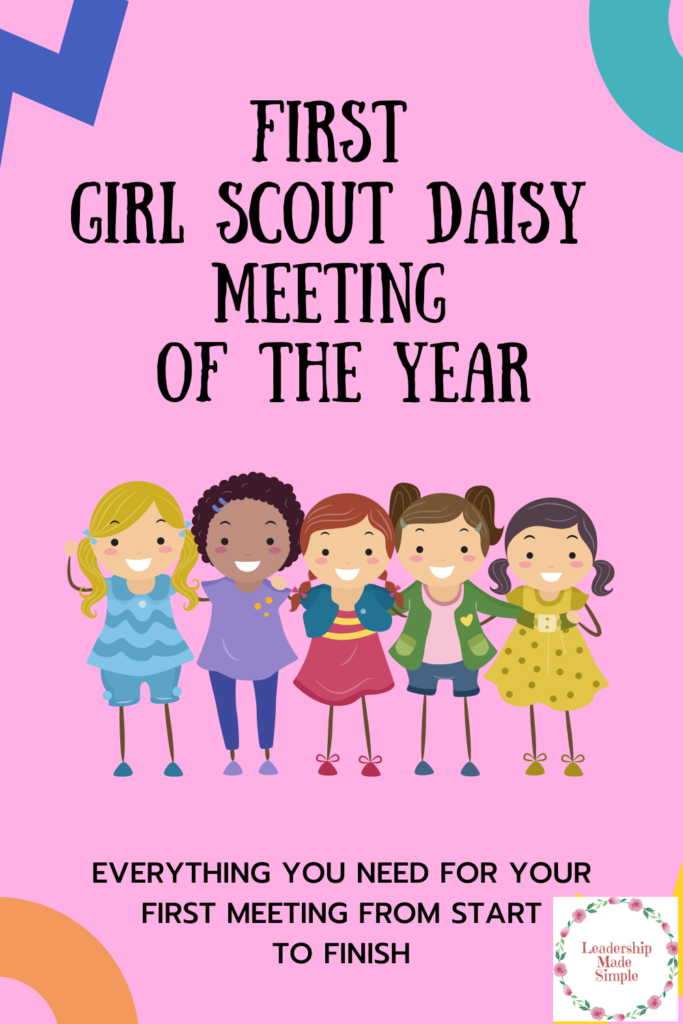 First Girl Scout Daisy Meeting of the Year