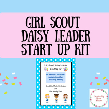 First Girl Scout Daisy Meeting of the Year - Troop Leader