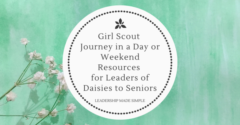 girl scout daisy journey in a day