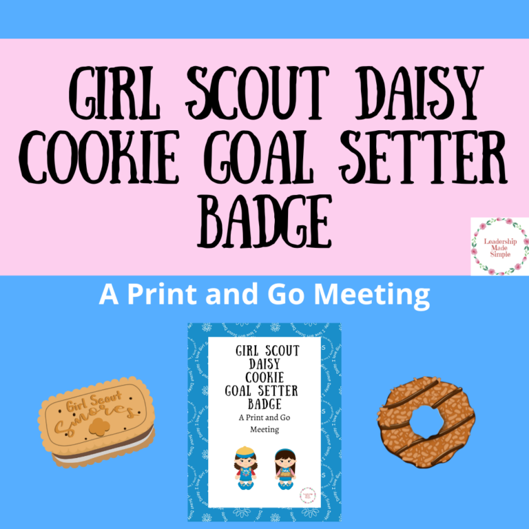 Girl Scout Cookie Badge and Financial Literacy Badge Print and Go ...