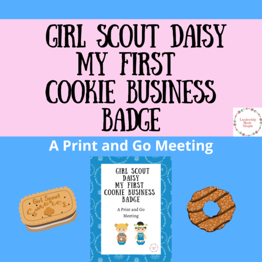 Girl Scout Cookie Badge and Financial Literacy Badge Print and Go ...