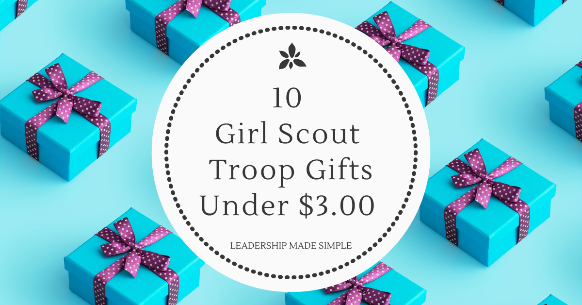 10 Girl Scout Troop Gifts Under $3.00