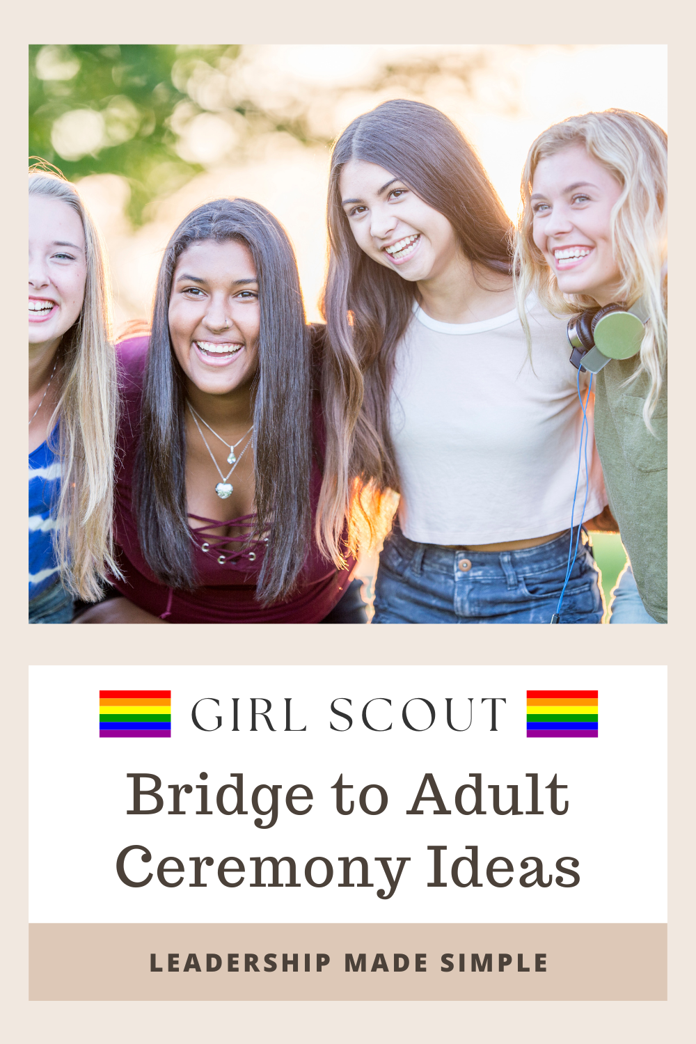 Girl Scout Bridging Ceremony Guide For All Levels Daisy To Adult Troop Leader 9687