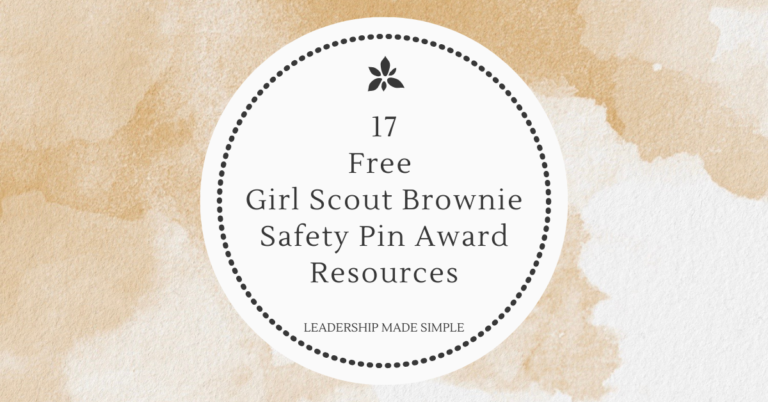 17 Free Girl Scout Brownie Safety Award Pin Resources for Leaders ...