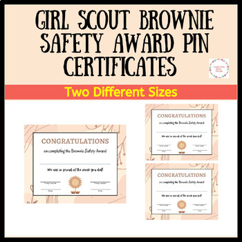 17 Free Girl Scout Brownie Safety Award Pin Resources for Leaders ...