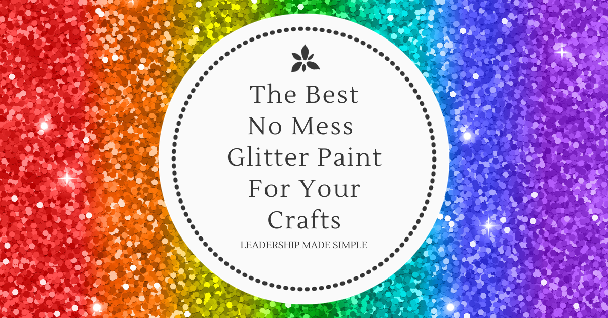 Can you add glitter to paint for crafts?