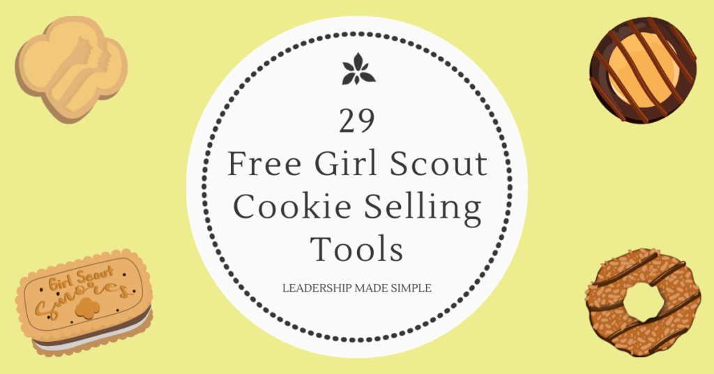 29 Free Girl Scout Cookie Selling Tools - Troop Leader