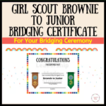 Girl Scout Brownie to Junior Bridging Ceremony Resources - Troop Leader