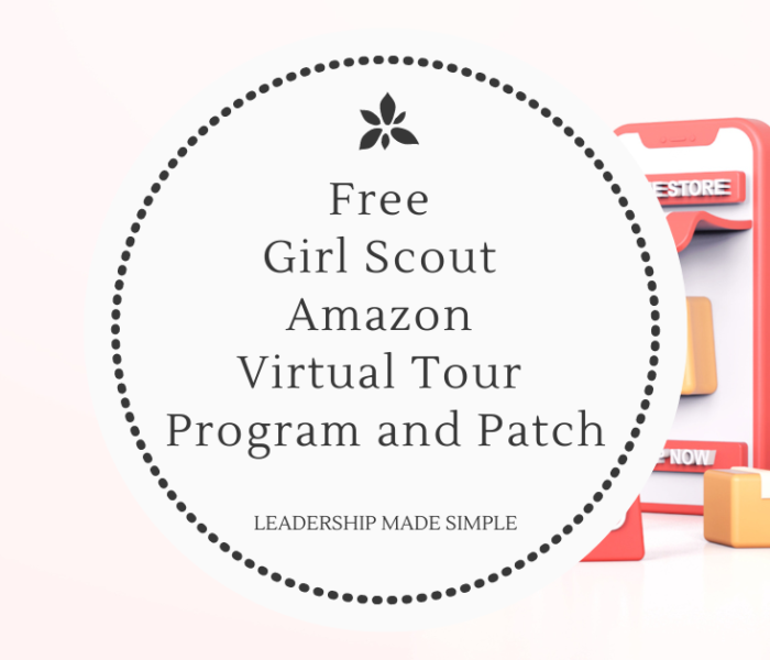 Free Girl Scout Amazon Virtual Tour Program and Patch