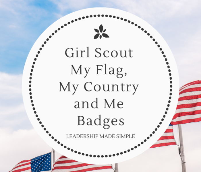 Girl Scout My Flag, My Country and Me Badges for $1.25 and Under