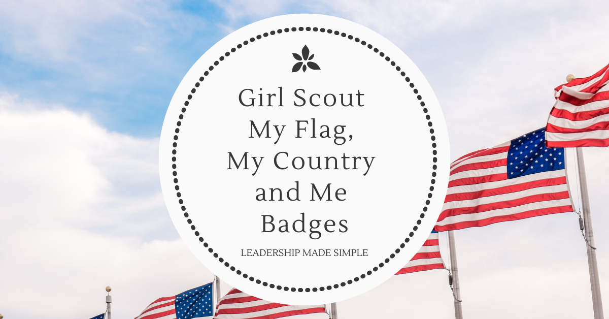 Girl Scout My Flag, My Country and Me Badges for $1.25 and Under