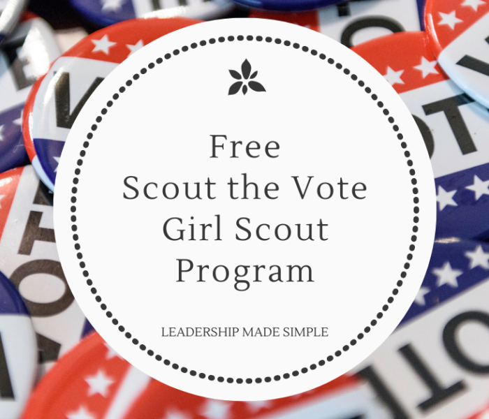 Free Scout the Vote Program from the Girl Scouts of Southern Arizona