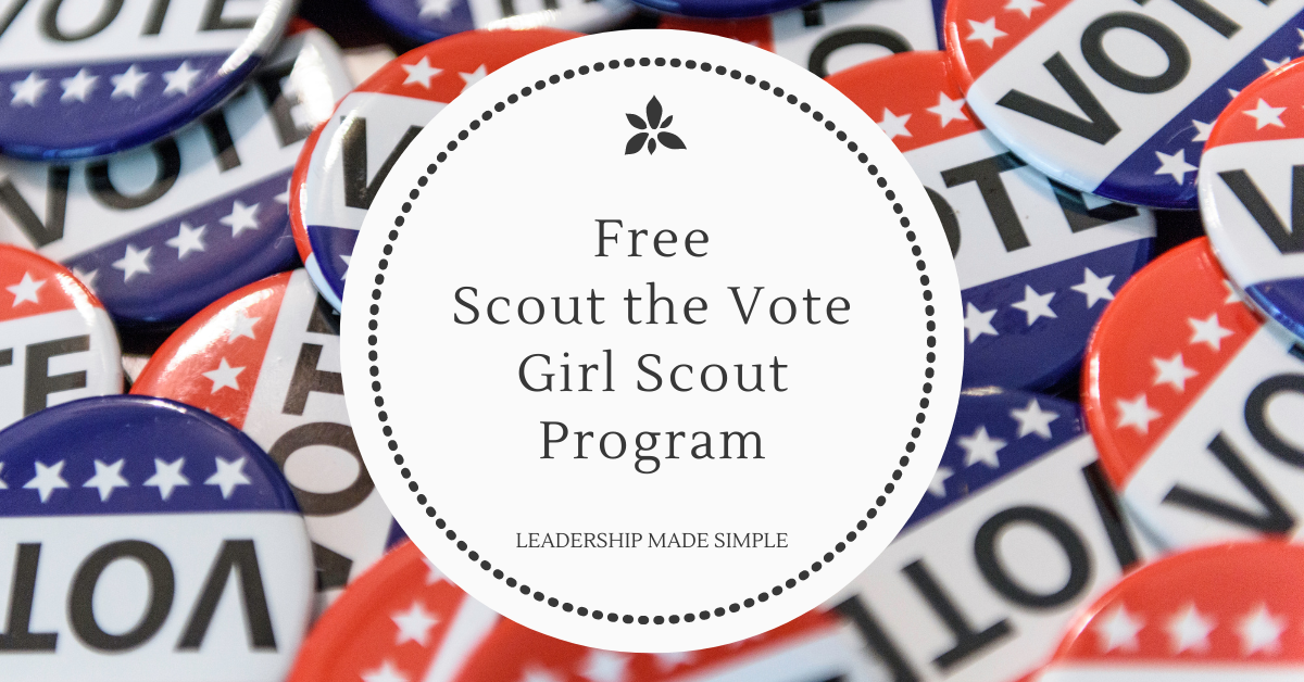 Free Scout the Vote Program from the Girl Scouts of Southern Arizona