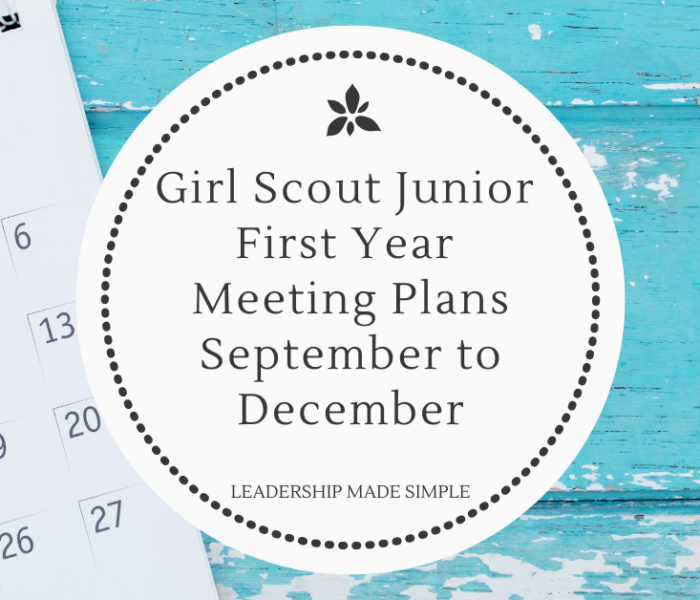 Girl Scout Junior First Year Meeting Plans Your First Eight Meetings