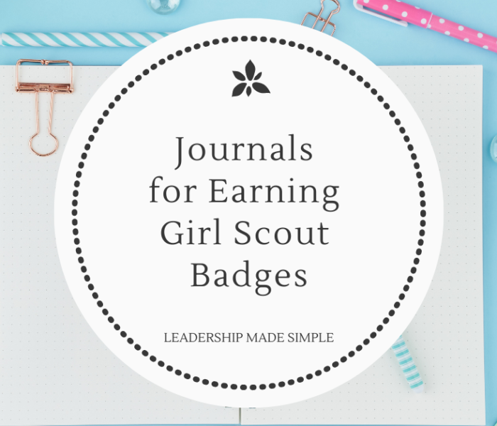 Journals to Earn Girl Scout Badges