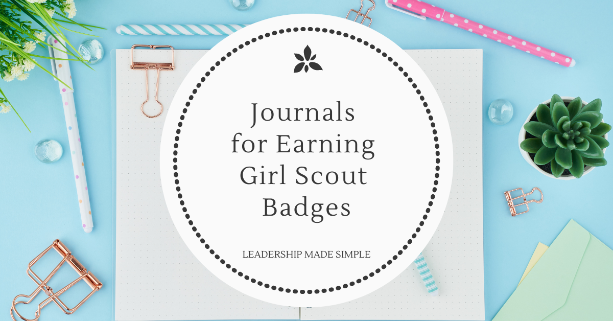 Journals to Earn Girl Scout Badges