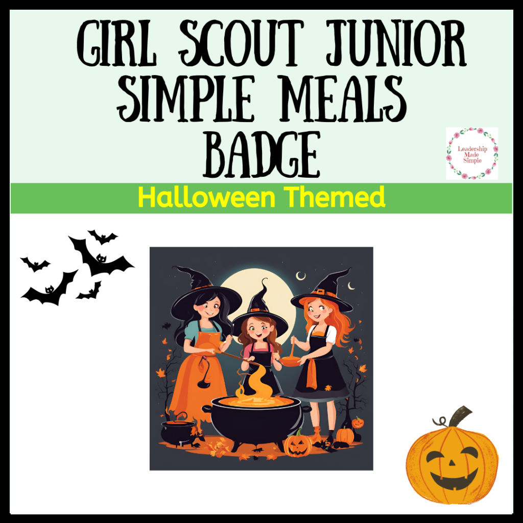 Girl Scout Junior Simple Meals Halloween Badge