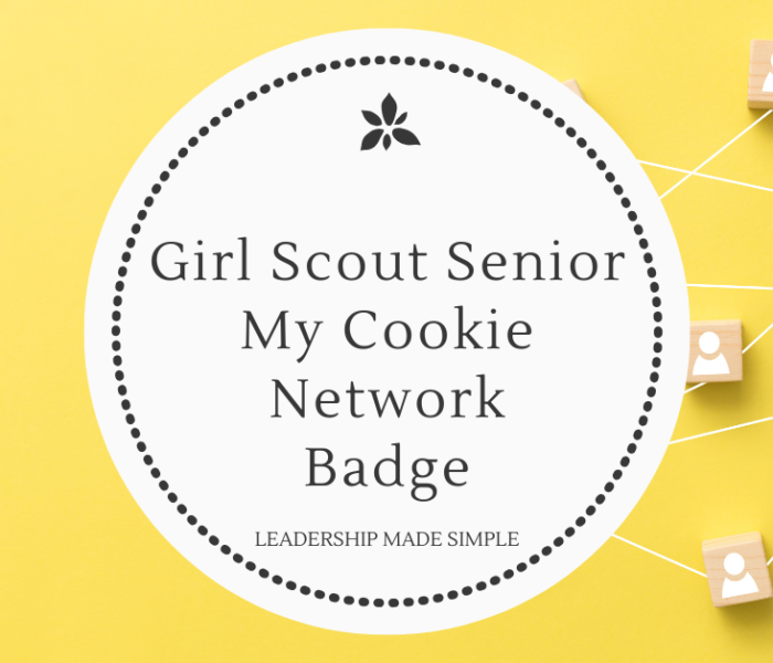 Girl Scout Senior My Cookie Network Badge