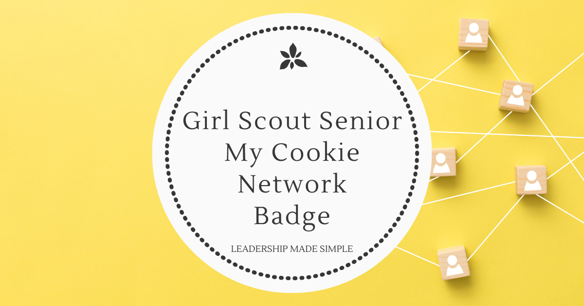 Girl Scout Senior My Cookie Network Badge