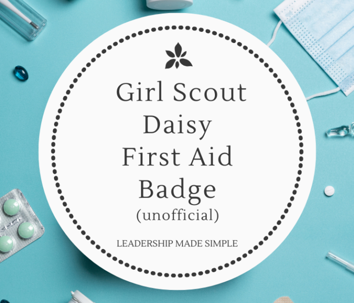 Girl Scout Daisy First Aid Badge Unofficial