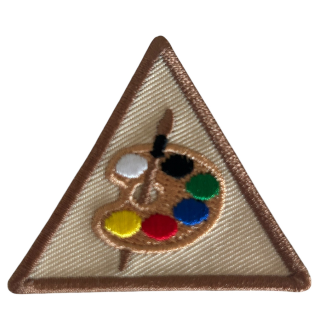 Girl Scout Brownie Painting Badge Unofficial