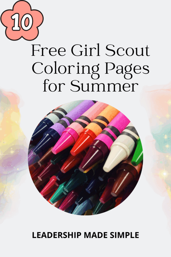 10 Free Girl Scout Coloring Pages for Summer