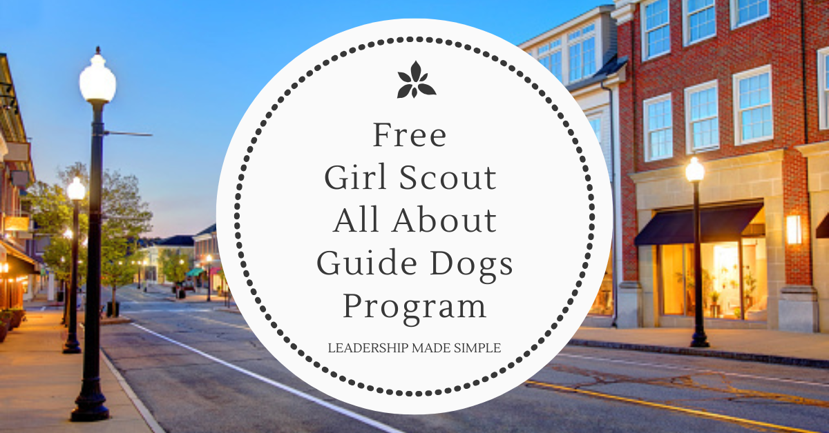 Free Girl Scout All About Guide Dogs Program