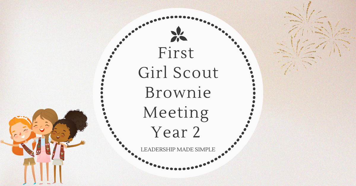 First Girl Scout Brownie Meeting Year 2