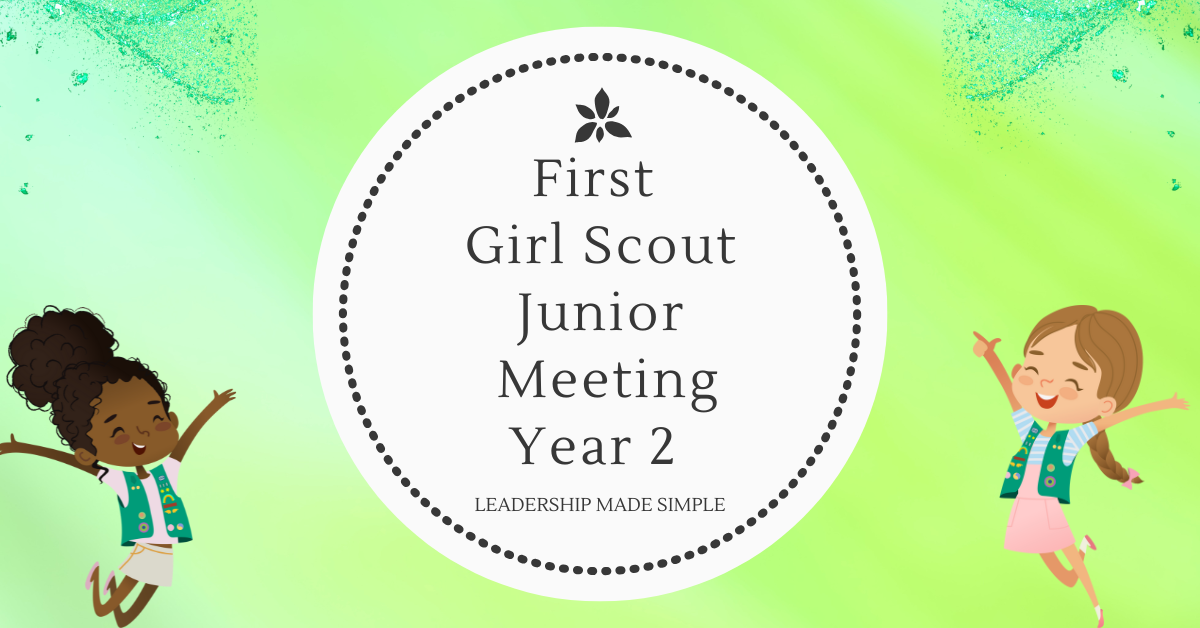 First Girl Scout Junior Meeting Year 2