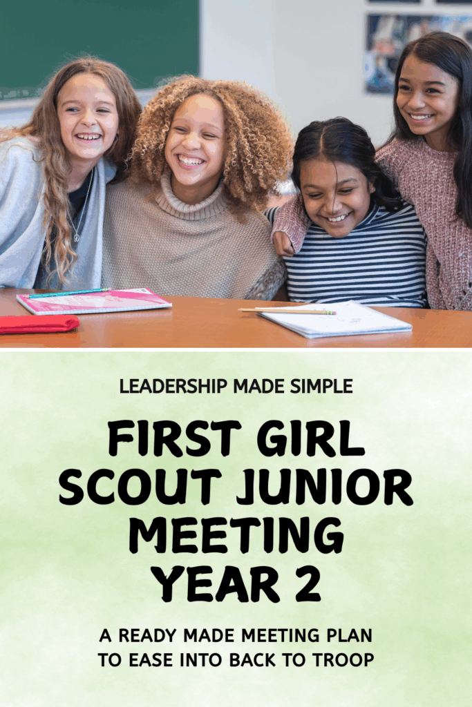 First Girl Scout Junior Meeting of the Year 2