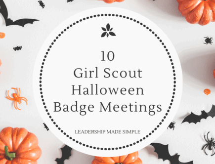 10 Girl Scout Halloween Badge Meetings