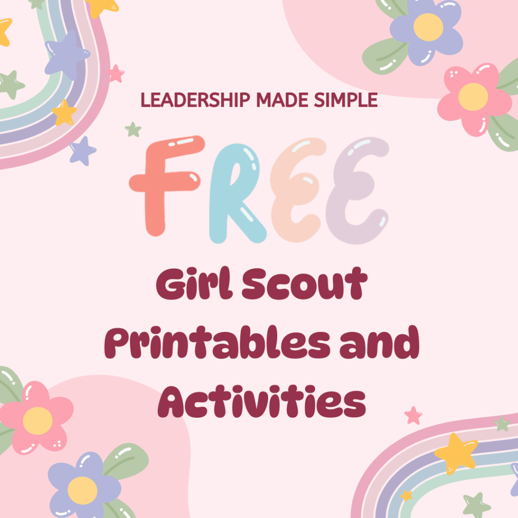 Free Girl Scout Printables and Activities