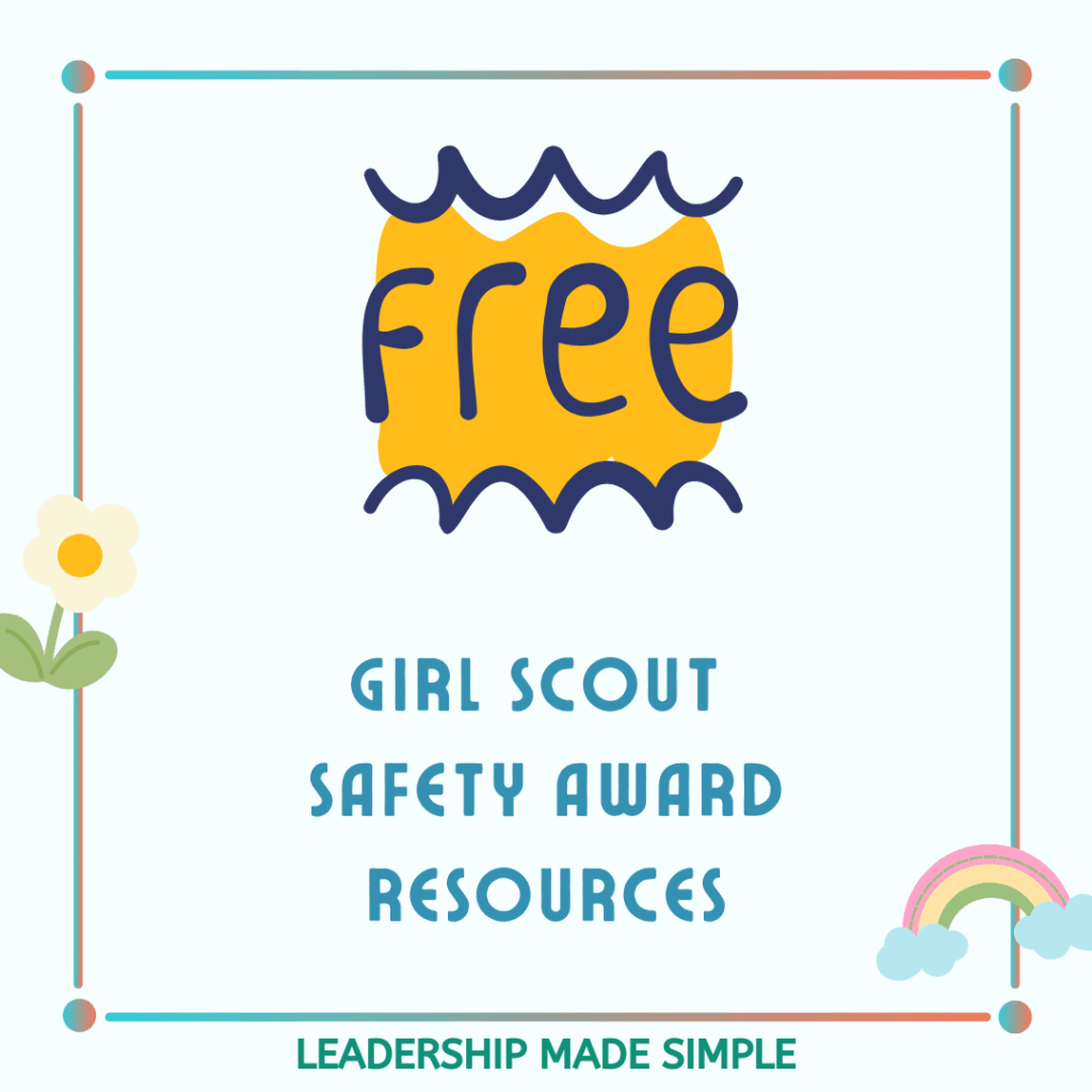 Free Girl Scout Safety Award Resources