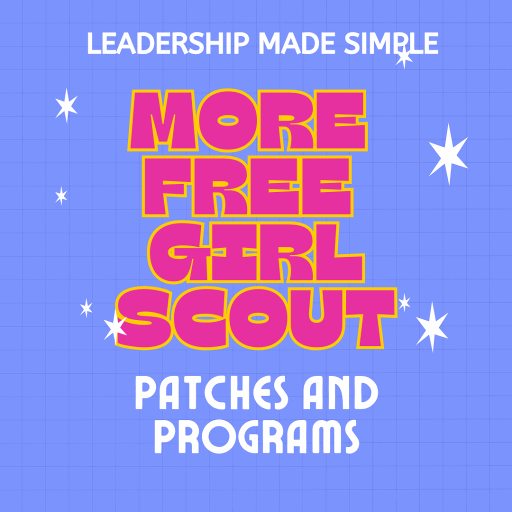 More Free Girl Scout Patch Programs