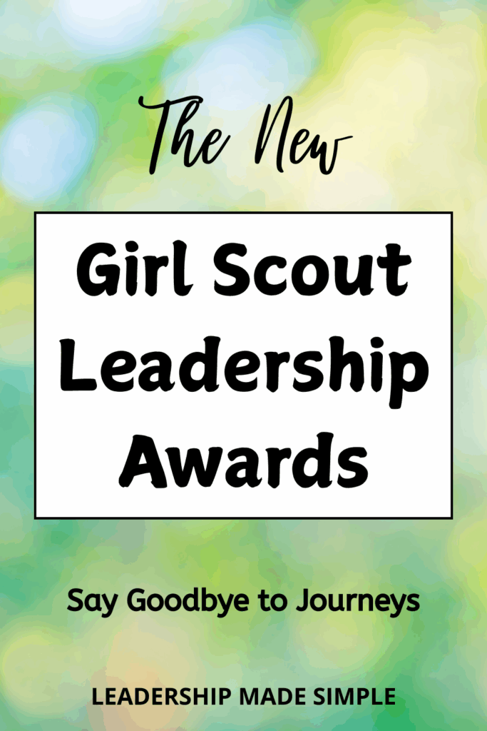 New Girl Scout Leadership Awards