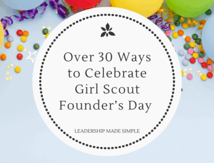 Over 30 Ways to Celebrate Girl Scout Founder's Day