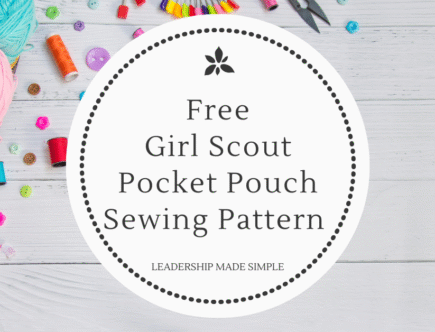 Free Girl Scout Pocket Pouch Sewing Pattern & Tutorial