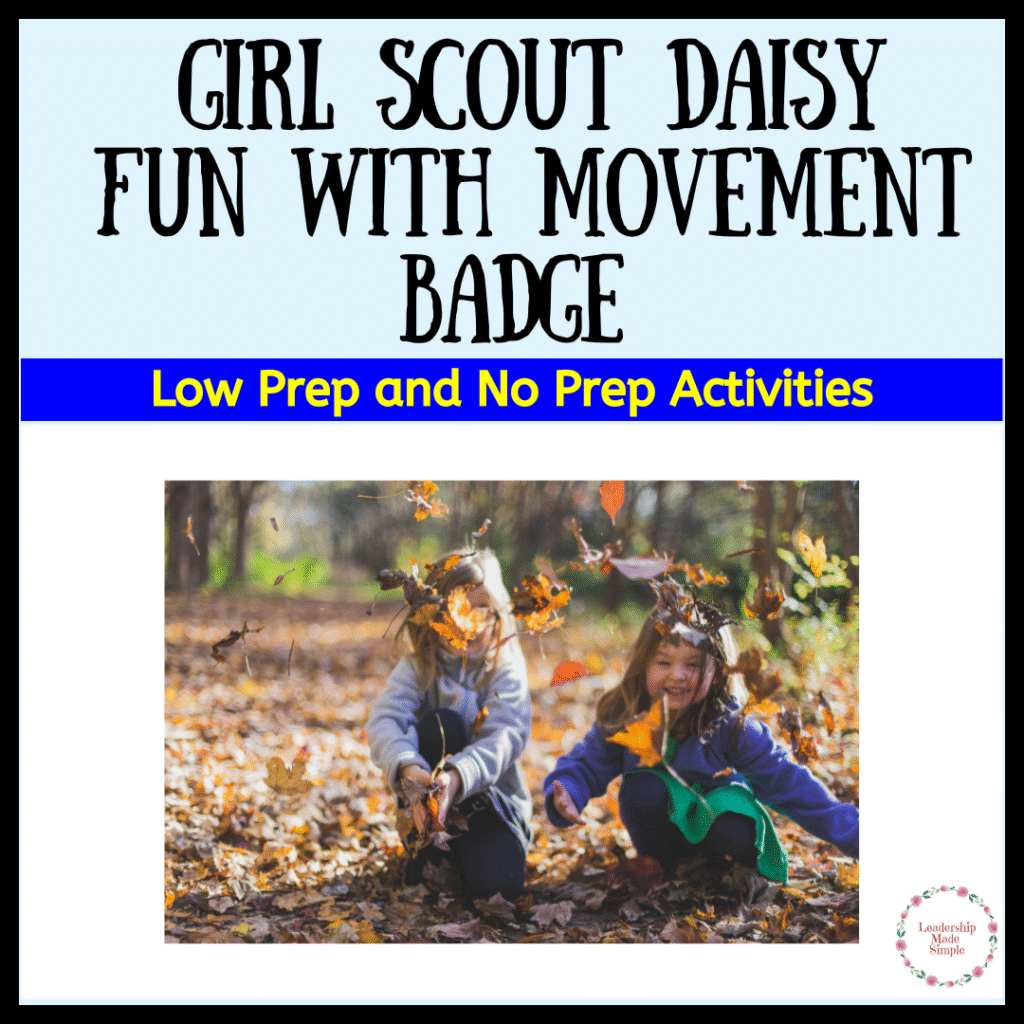 Girl Scout Daisy Fun With Movement Badge