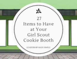 27 Must Have Items for Girl Scout Cookie Booths