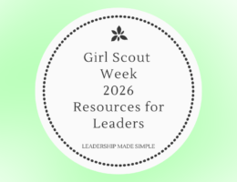 Girl Scout Week 2026 Resources