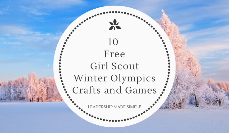 10 Free Girl Scout Winter Olympics Crafts and Games