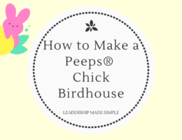 How to Make a Peeps® Chick Birdhouse