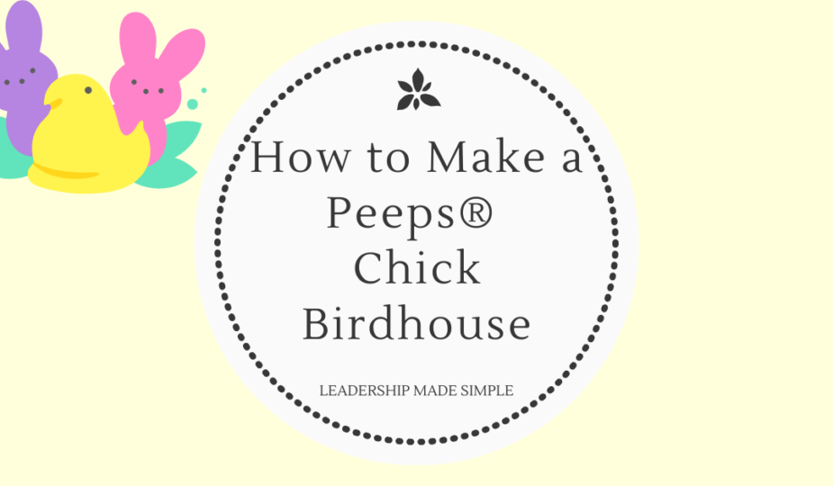 How to Make a Peeps® Chick Birdhouse