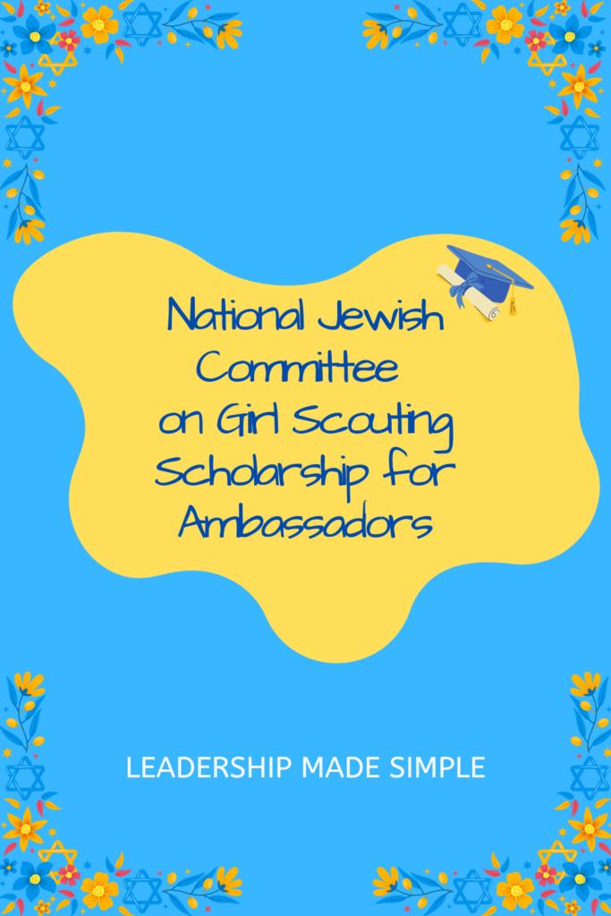 National Jewish Committee on Girl Scout Scholarship for Graduating Ambassadors