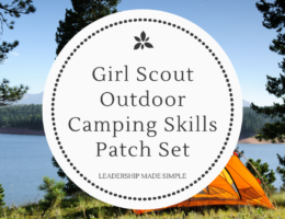 Girl Scout Outdoor Camping Skills Patch Set