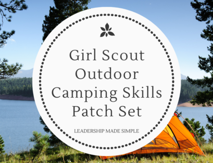 Girl Scout Outdoor Camping Skills Patch Set