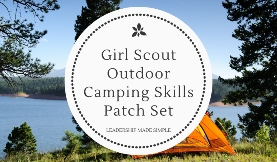 Girl Scout Outdoor Camping Skills Patch Set