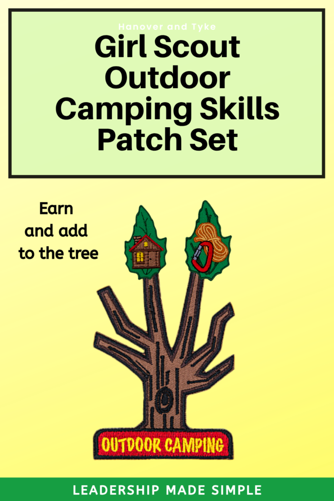 Girl Scout Outdoor Camping Skills Patch Set
