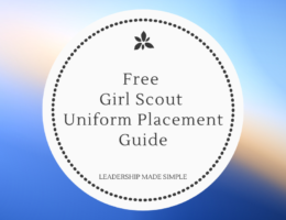 Free Girl Scout Uniform Placement Guide